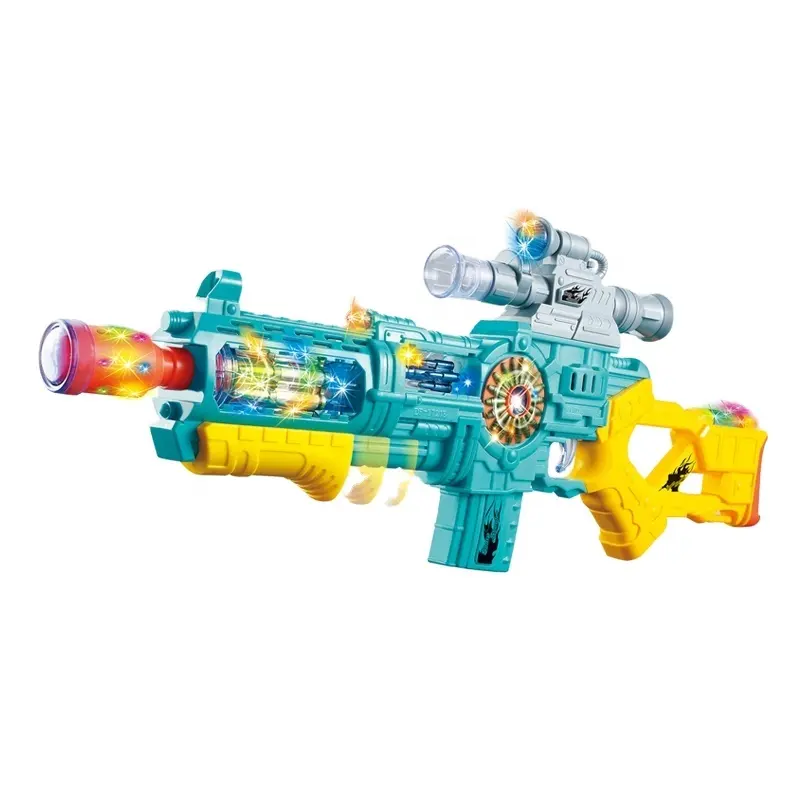 Eintracht Spielzeug Box Verpackung Sound & Licht Junge Geschenk Elektronische Gun Sniper Gewehr Kunststoff ABS EN71 B/O Gun mit INFARED Berühren