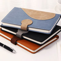 Cuaderno de Regalo de Alta Calidad con Logotipo Personalizado, A5/B5, Páginas Rayadas, Diario Académico con Hebilla, Papelería de Oficina, Cuaderno de Cuero PU