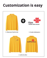 Chemises Polo Homme Personnalisées avec Logo, 100% Polyester, Manches Longues, Blanches, 185GSM, Unisexe, Uniformes de Travail, Vente en Gros pour Équipes