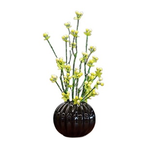 Jarrón de Cerámica con Forma de Calabaza para Decoración de Mesa de Halloween, Diseño Moderno y Lindo para el Hogar - Product Image 3