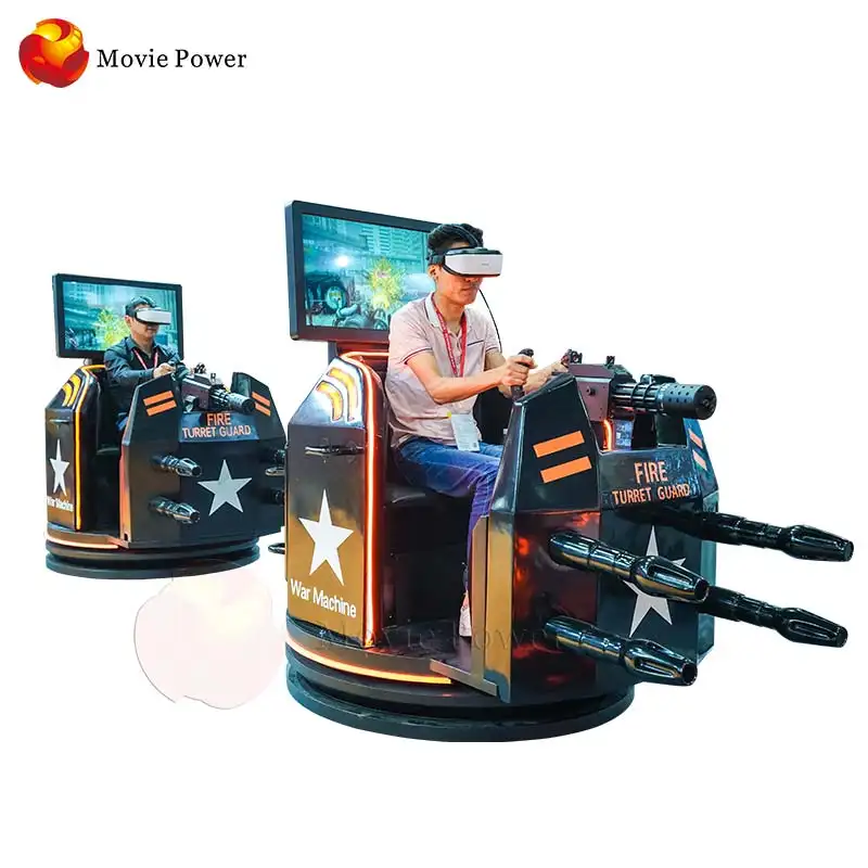 Otros productos del parque de atracciones 9D Vr batalla silla 9D Realidad Virtual de realidad Virtual arma simuladores para venta
