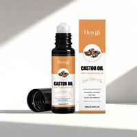 Huile de ricin noire pure, biologique et naturelle, pressée à froid, pour la croissance des cheveux, de la barbe et des sourcils, huile essentielle pour les cheveux