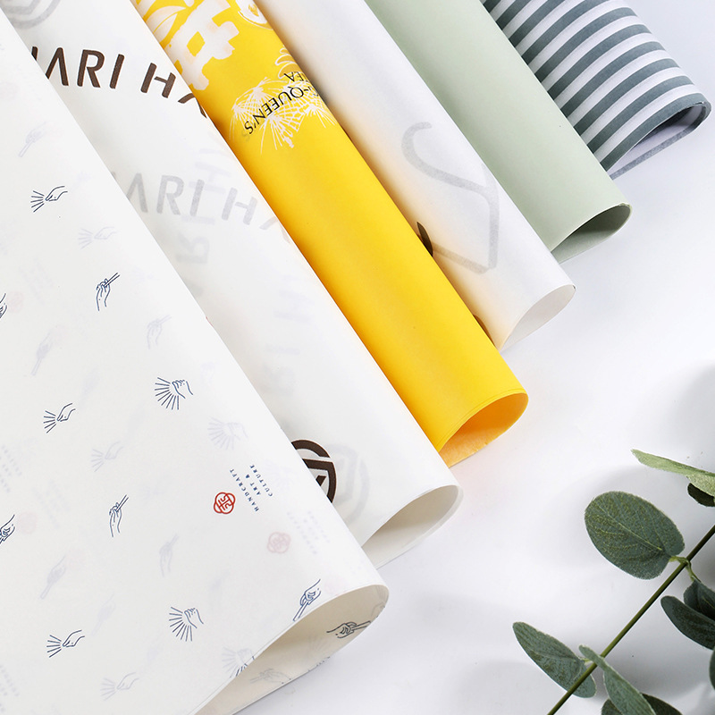 Fashionable Custom Business Card Printing logo Printed Tissue Wrapping Paper