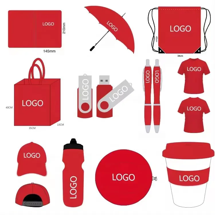 2024 nuevos productos Logotipo personalizado Merchandising Producto promocional corporativo Conjunto de regalo Artículo de regalo promocional y de negocios de lujo