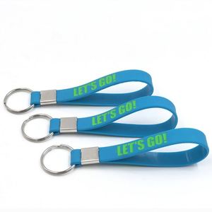 Pulsera de Silicona de 12 mm Barata, Llavero de Goma para Eventos - Product Image 2