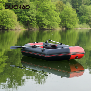 Bateau de pêche <span class=keywords><strong>gonflable</strong></span> pliable en PVC de 8,5 pieds, <span class=keywords><strong>kayak</strong></span>, canoë, annexe, capacité de 3 personnes, pompe à air, pagaies, surf, plongée, certifié CE - Product Image 6