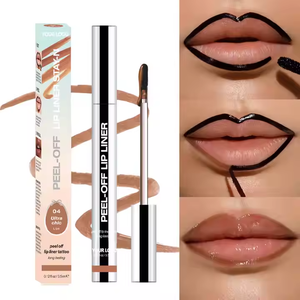 Crayon à lèvres peel-off personnalisé OEM sous marque privée, teinte pour les lèvres, rouge à lèvres mat velours, crayons à lèvres waterproof, maquillage contour des lèvres - Product Image 1