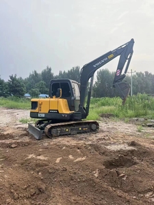 รถขุดขนาดเล็ก Volvo EC55 มือสอง 5 ตัน ใช้งานในบ้าน ชั่วโมงการใช้งานน้อย สภาพดีเยี่ยม ได้รับการรับรองมาตรฐาน CE พร้อมหัวเจาะ - Product Image 4