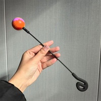 Maillet à balle de friction à double tête en caoutchouc de silicone, instruments de sonothérapie de haute qualité pour la méditation, prix de gros