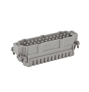 Wevel HE-024-MS/FS ông loại 24pins lồng thiết bị đầu cuối công nghiệp Heavy Duty nối nam hoặc nữ chèn thay thế harting ilme wain