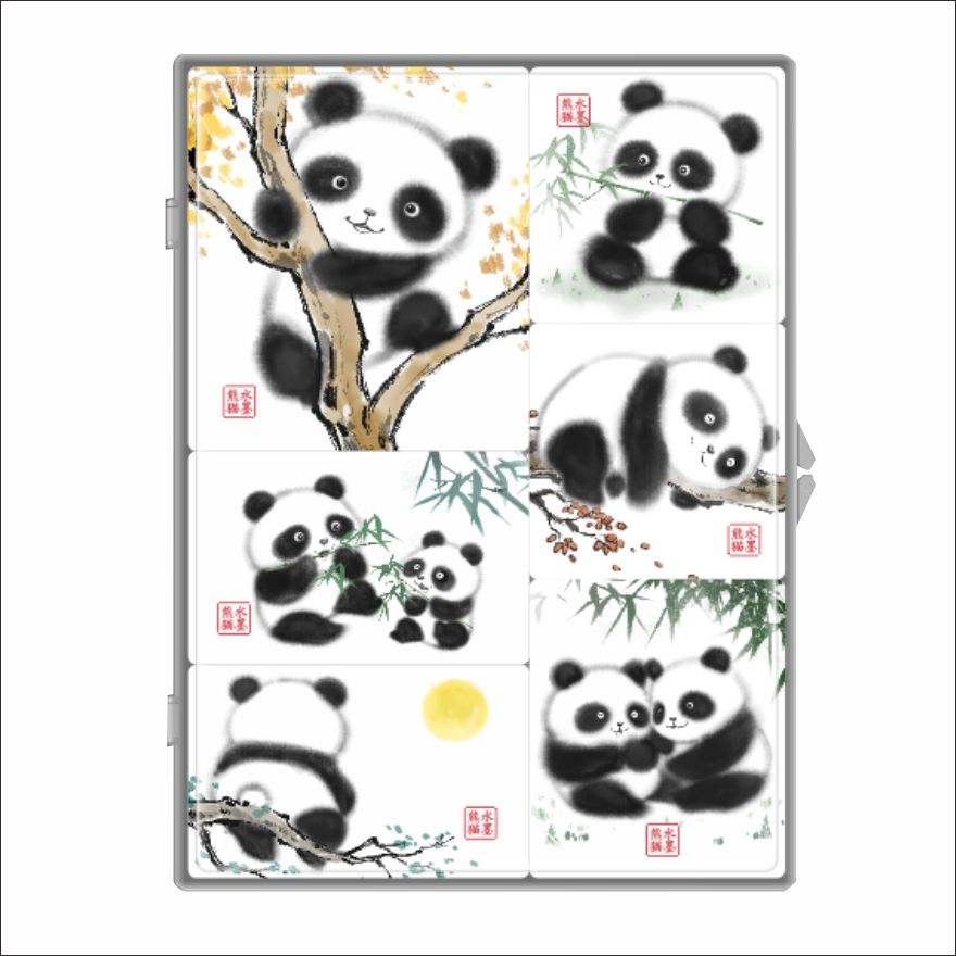 Tourismus Souvenirs Custom ized Promotion Soft PVC Tropf kleber Crystal Panda Design Kühlschrank Magnet für Kühlschrank