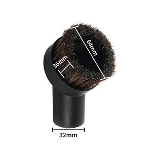 Adaptador <span class=keywords><strong>Universal</strong></span> para Aspiradora, Cepillo Redondo de Crines de Caballo, Cabezal Convertidor de 4 y 5 Capas para Limpieza del Hogar, Herramienta para Eliminar el Polvo - Product Image 4