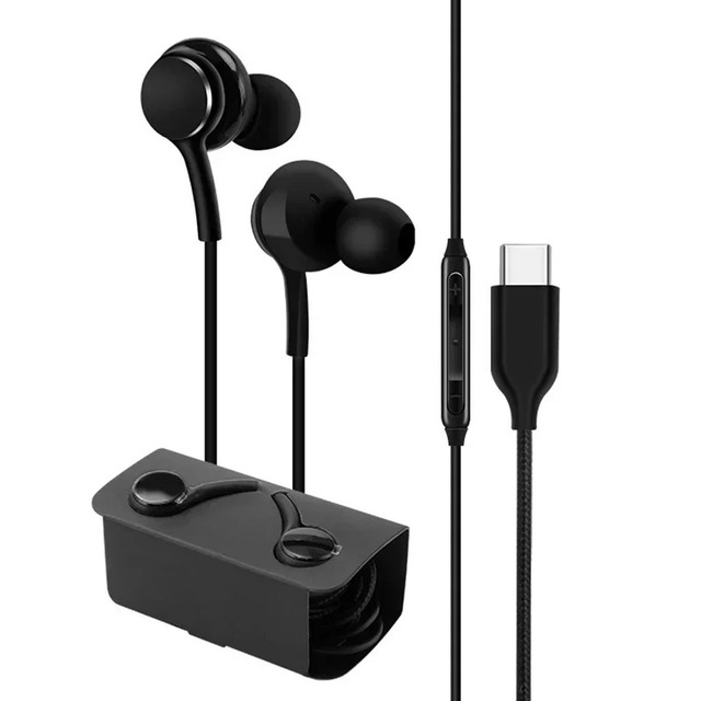 High Quality Type-C Wired In-Ear Headphones with Silica Gel and 1.2m Cord for for S20 & NOTE10 AKG-Subwoofer