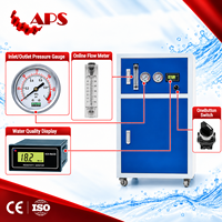Système de production d'eau de laboratoire DI, machine à eau déionisée, système de purification d'eau ultra pure, déminéralisateur de laboratoire 10-120L/heure