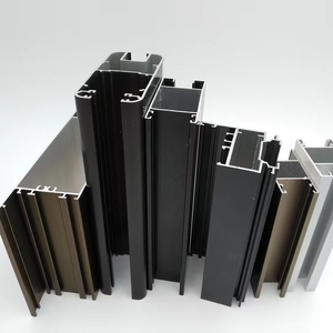 פרופילי דלת אלומיניום חודרית חלונות פרופיל אלומיניום ציפוי אבקת ציפוי פרופילי אלומיניום דלת ציפוי אבקה - Product Image 5