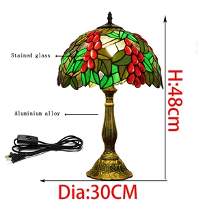 Lámpara <span class=keywords><strong>de</strong></span> mesa <span class=keywords><strong>de</strong></span> Tifany <span class=keywords><strong>de</strong></span> 12 pulgadas, globo levitante, <span class=keywords><strong>cama</strong></span> <span class=keywords><strong>de</strong></span> lectura, Hotel, decoración del hogar, Tiffany, superventas - Product Image 3
