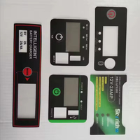 Fabricant OEM, autocollant personnalisé en polycarbonate PC Lexan pour machine à café, pour panneau de commande, clavier