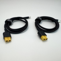 Câble de charge USB-C mâle vers XT60 femelle personnalisé, cordon d'alimentation tressé pour drone, panneau solaire, station d'alimentation, chargeur de batterie RC