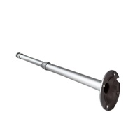 Poteau de tuyau de 28mm en aluminium 150-300CM support de vidéosurveillance en alliage réglable et support de caméra de sécurité pour caméra de vidéosurveillance