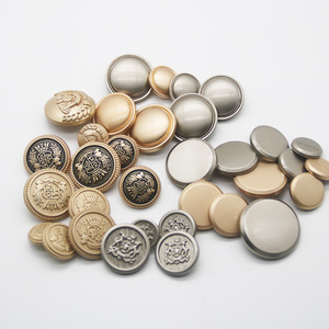 Sản xuất thời trang sang trọng nổi <span class=keywords><strong>Dome</strong></span> logo kim loại Snap may Shank nút cho quần áo - Product Image 4