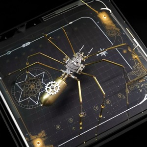 Modello di Ragno Meccanico Personalizzato, Kit di Montaggio in Metallo 3D Fai-da-Te, Puzzle Creativo, Ornamento per Uomini - Product Image 3