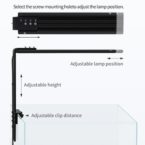 Support de lampe amphibie WEEKAQUA DJ-SL-Pro pour aquarium, série M, série V, en alliage d'aluminium - Product Image 4