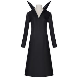 Disfraz de Bruja con Cuello Alto para Halloween, Estilo Película/Anime de Temática Oscura - Product Image 1