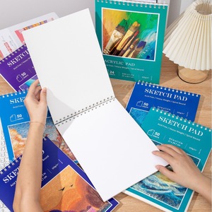 Bán Buôn Bìa Cứng Dày Cuộn Dây Phác Thảo Pad <span class=keywords><strong>8</strong></span> Phong Cách Sinh Viên Trẻ Em Vẽ Cuốn Sách Phác Thảo Cho Vẽ - Product Image 4