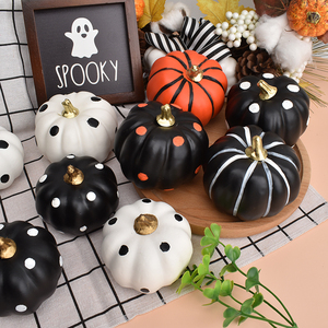 Calabaza de espuma de simulación para Halloween, calabaza colorida, fruta o verdura artificial, Navidad, graduación, Pascua, alta calidad - Product Image 4