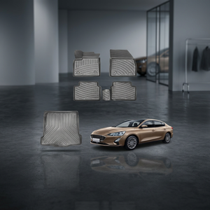 For Focus 5 3D Mat with Luggage Pool Black Sedan After 2019 One Size Made in Turkey - Product Image 2