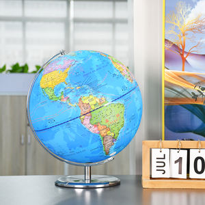 Globo Terráqueo de Geografía de 30.5 cm, Globo Terráqueo Giratorio de Metal con Mapa <span class=keywords><strong>del</strong></span> <span class=keywords><strong>Mundo</strong></span> para Niños, Modelo de Globo de Geografía, Decoración para el Hogar y la Oficina - Product Image 5