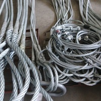 Sangle en câble métallique à verrouillage sans fin - Double manchon en aluminium galvanisé