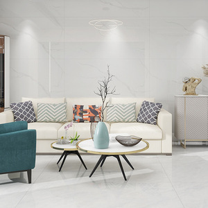 Azulejos de Porcelana, Fábrica Zibo, Minimalismo Moderno, Gris, Antideslizantes, Formato Grande 750x1500 para Piso de Sala de Estar - Product Image 3