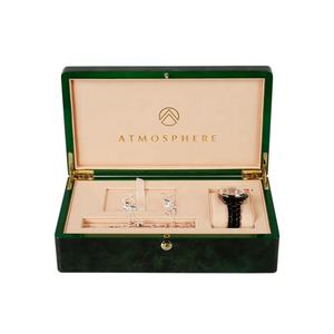 Caja de Madera de Burl Rectangular de Lujo Hecha a Mano, Moderna, de Alto Brillo, Modelo DSO-1011, para Regalo, Almacenamiento y Embalaje, Personalizable - Product Image 1