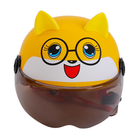 Nouveau style PP PC casques de sécurité de moto pour enfants doublure amovible demi-visage moto modulaire Scooter casque été cyclisme