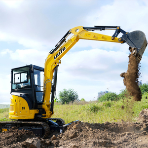 Mini Escavatore Personalizzato LEITE 4 Tonnellate, Escavatore Cingolato Cinese Nuovo per Uso Domestico, Certificato CE/EPA, Motore Yanmar 18.2KW, Pompa - Product Image 3