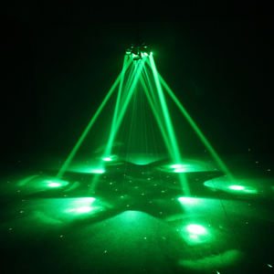 Luces de Discoteca Láser Rojas Modernas de Lujo con Control DMX512, Luces de Escenario con Efecto Ojo de Abeja, Lámparas de Ambiente para Conciertos - Product Image 6