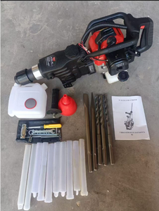 Taladro de Roca Industrial de Dos Tiempos a <span class=keywords><strong>Gasolina</strong></span> de 52cc, Taladro Manual, <span class=keywords><strong>Martillo</strong></span> <span class=keywords><strong>Demoledor</strong></span> de Impacto para Romper Rocas - Product Image 2