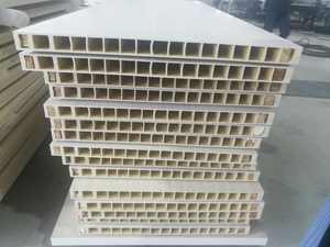 गर्म बिक्री 45 मिमी 40 मिमी 35 मिमी सफेद wpc लकड़ी pvc दरवाजा त्वचा पैनल शीट - Product Image 6