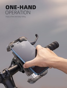 Support de téléphone universel pour vélo Lamicall BP03, clip de fixation, rotation à 360°, support de téléphone pour moto, support flexible pour scooter, anti-vibration - Product Image 2