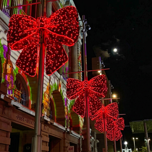 Guirlandes lumineuses en forme de ruban pour centres commerciaux et places de villégiature : un point focal de Noël audacieux pour les visiteurs - Product Image 1