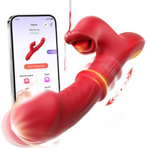 هزاز نسائي للنقطة G بـ10 ترددات مقاوم للماء مع خاصية الشفط التلسكوبي للبظر يعمل بالشحن عبر USB - Product Image 1