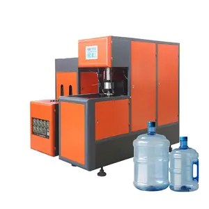 3-5 Gallon Big Plastic Oil Water Bottle Semi Automatic Blow Molding Machine