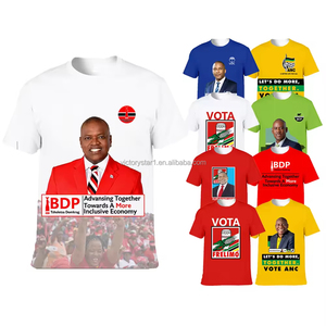 تي شيرت رجالي طراز جديد TL014 الأكثر مبيعًا من المصنع مباشرة توريد كامل للترويج للانتخابات - Product Image 2