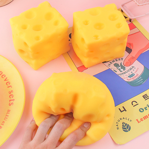 Juguete Blandito de TPR con Forma de <span class=keywords><strong>Hamburguesa</strong></span> Gigante y <span class=keywords><strong>Queso</strong></span>, Juguete Sensorial Antiestrés <span class=keywords><strong>para</strong></span> Niños y Adultos, Recuerdos de Fiesta, Regalo Kawaii - Product Image 3