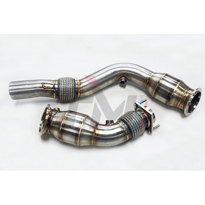TM Performance 200CC S55 M2 F87 COMPETITION 3.0T 2018+ Catted Downpipe - Product Image 1