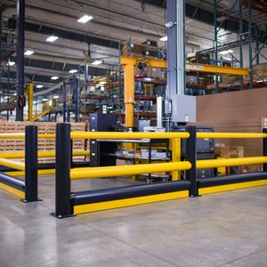 Hsjフレキシブルプラスチックボラード交通ラックエンドバリアラッキングストレージプロテクション工業用保護道路交通バリア - Product Image 3