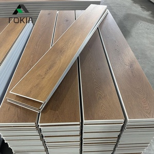 พื้น SPC ผลิตในจีน ลายไม้เคลือบ UV หลากสี กันน้ำ กันลื่น ระบบคลิกล็อค Unilin หนา 4-6 มม. - Product Image 6