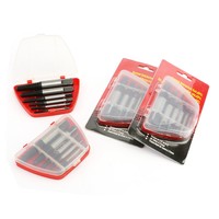Pexmientas 6PCS HSS Titane Enduit Cassé Endommagé Boulon Remover Outils Endommagé Vis Outil Extracteur De Vis