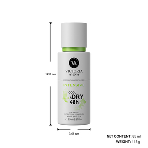 Anna Cool & Dry 48h Antibacterial Herbal Deodorant <b>Spray</b> for Body Adults Fruit Scent - Product Image 3